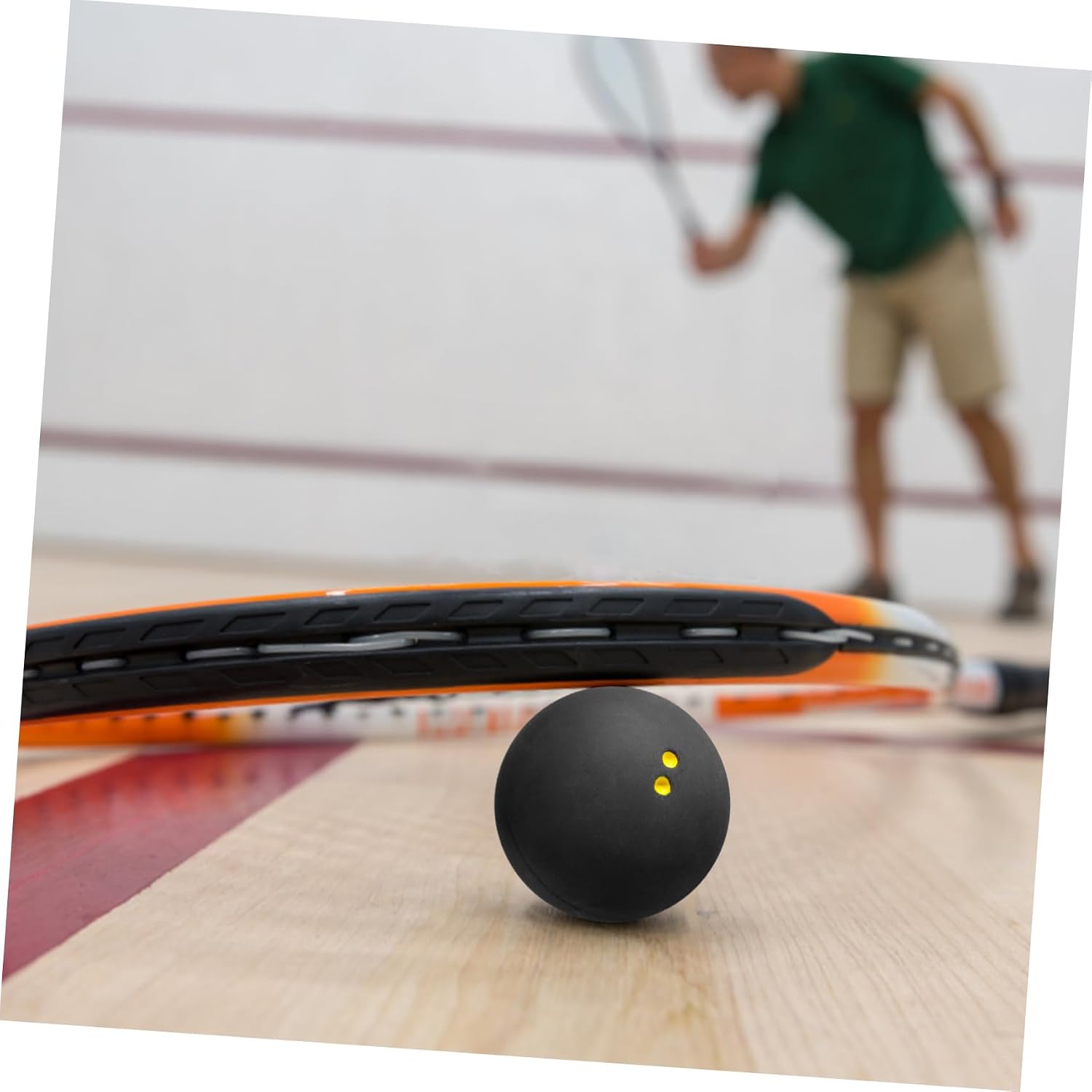 Professional Squash Ball Single Dot Racket Ball for Competition Training for Boys and Girls Adults