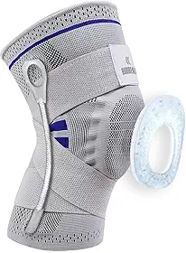Joelheira de Compressão Profissional Strap para Academia Musculação Corrida Jiu Jitsu Esportes GG