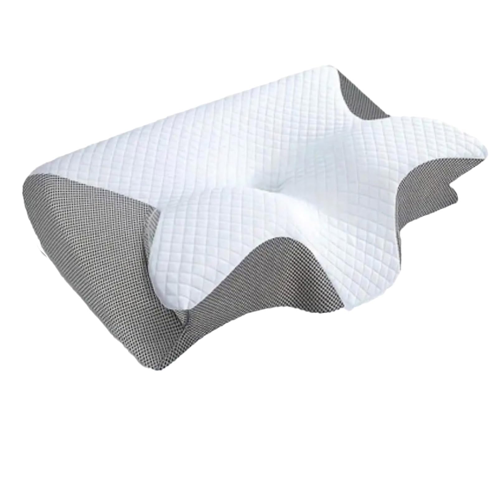 Slumblr Pillow, Ergonomic Pillow Side Sleeper HIPS, Slumber Sleep Pillow, New Neck Pillow for Sleeping, Orthopedic Bed Pillow for Side Back Stomach Sleeper-Gray