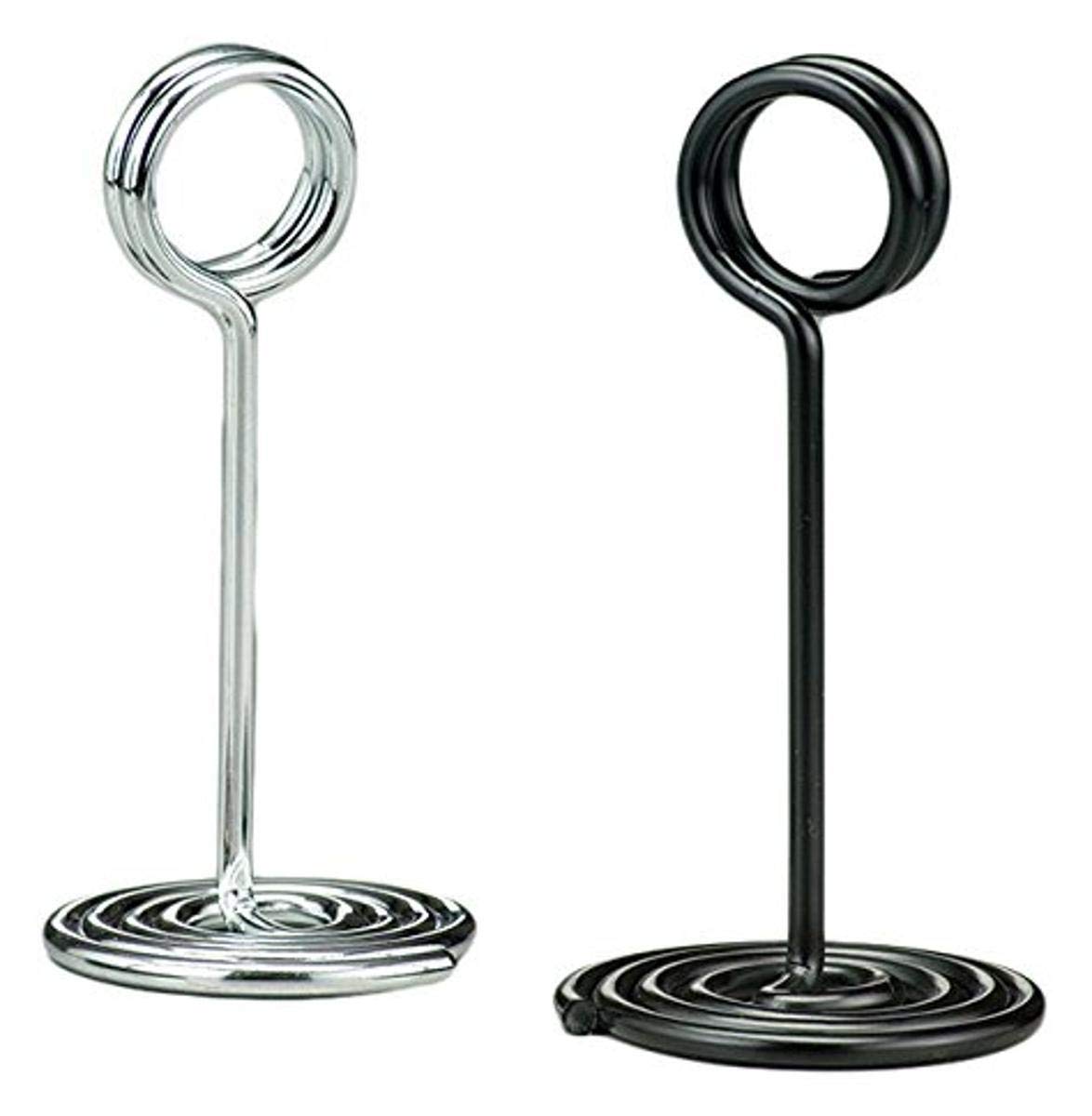 American METALCRAFT, Inc. American Metalcraft NSC12 12" Chrome Swirl Base Number Stand