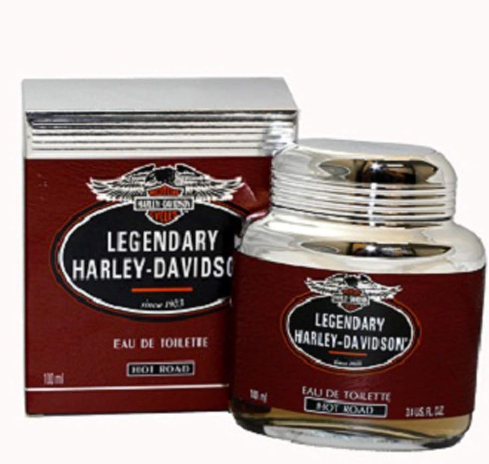 Legendary Harley Davidson Hot Road Cologne by Harley Davidson for Men. Eau De Toilette Splash 3.4 Oz