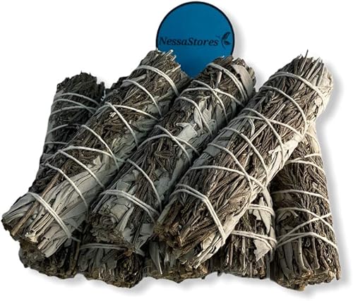 NESSASTORES - Paquete de incienso blanco + lavanda de 5 pulgadas #JC-182 (80 piezas)