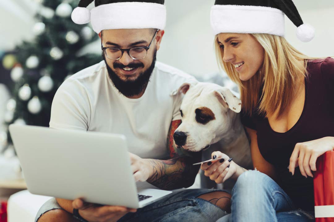 KONVINIT Cappello di Natale Nero Cappello Babbo Natale Adulto Cappellini Natale Cappellino Babbo Natale Taglia Unica