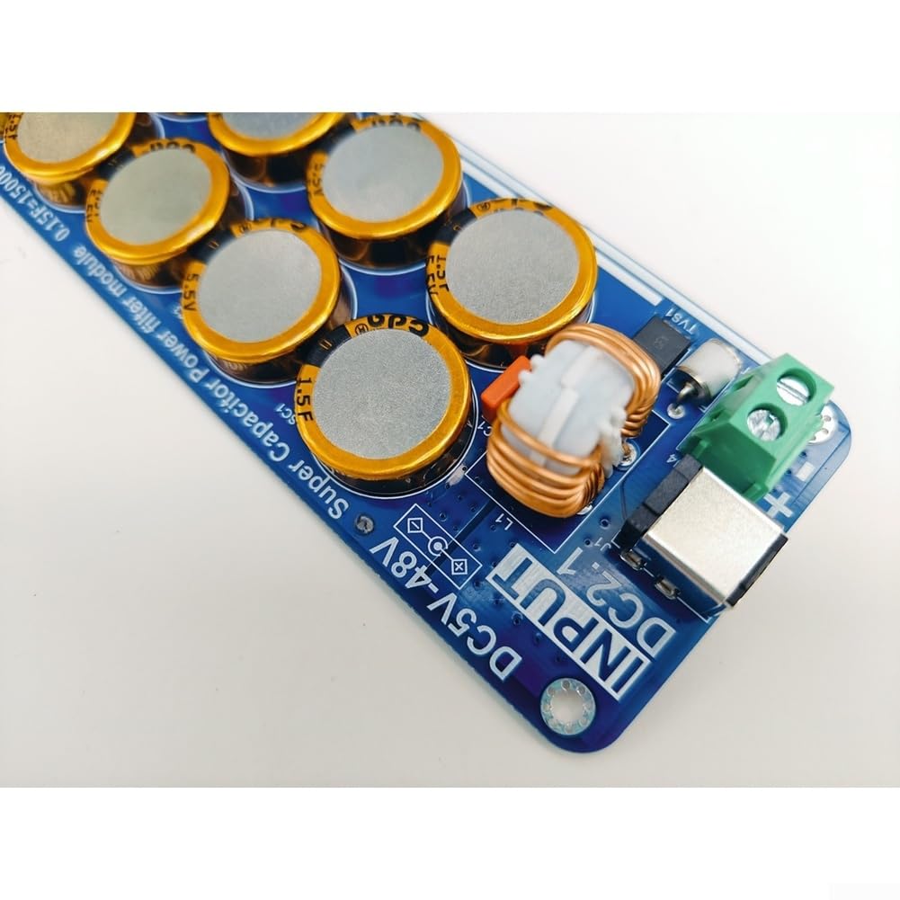 Filtre de ligne électrique haute capacité 150 000 uF 5 V à 48 V CC LC module de filtre pour suppression des interférences électromagnétiques dans les caméras de recul de voiture et systèmes audio – 15