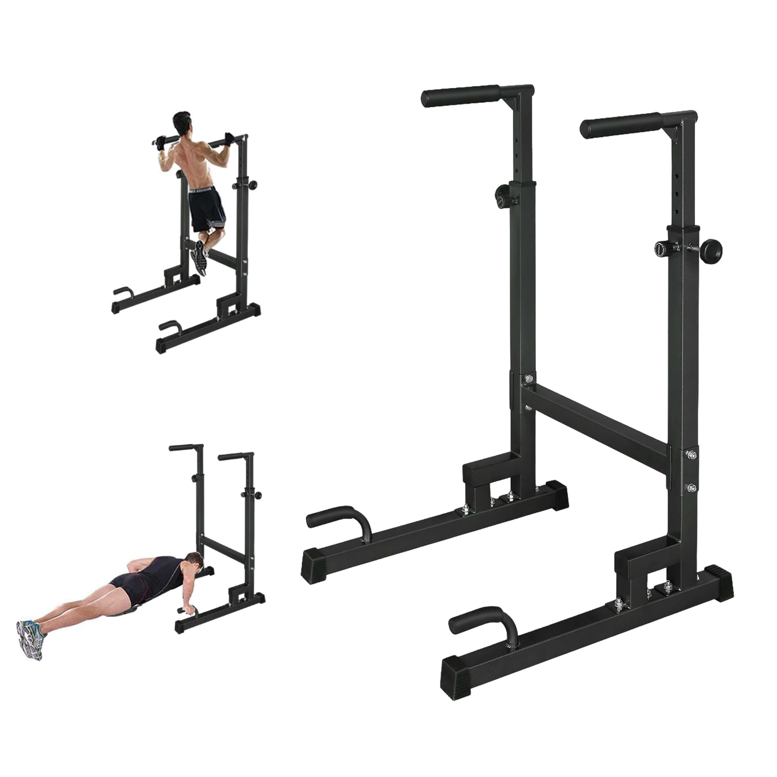 Pull Up and Dip Station for Tall Man with Adjustable Hight Free Standing Pull Up Bar for Home