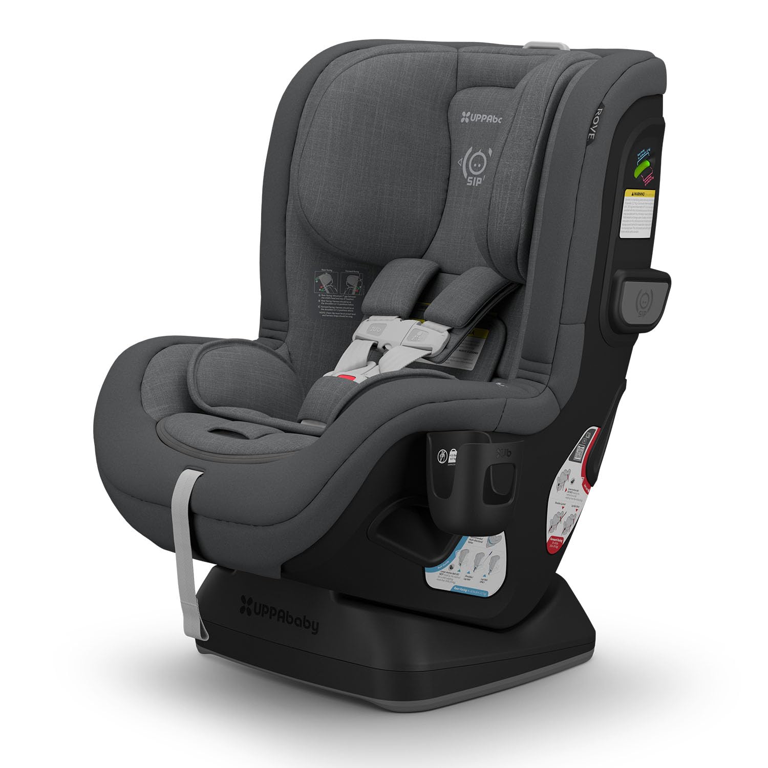 UPPAbaby Rove Convertible Car Seat - 2-in-1 Rear + Forward Facing - Quick + Secure 3-Step Install - Intuitive Safety Technology + Comfort Features -