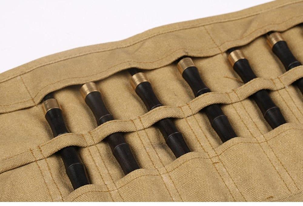 Set di strumenti per la lavorazione del legno con scalpello a mano per intaglio del legno 8PCS Manico in ebano Sgorbie per falegnami, come mostrato