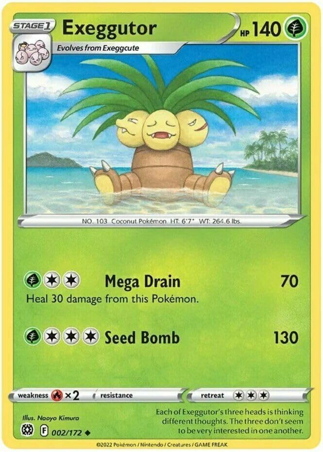 Exeggutor - 002/172 - Brilliant Stars - NM/M
