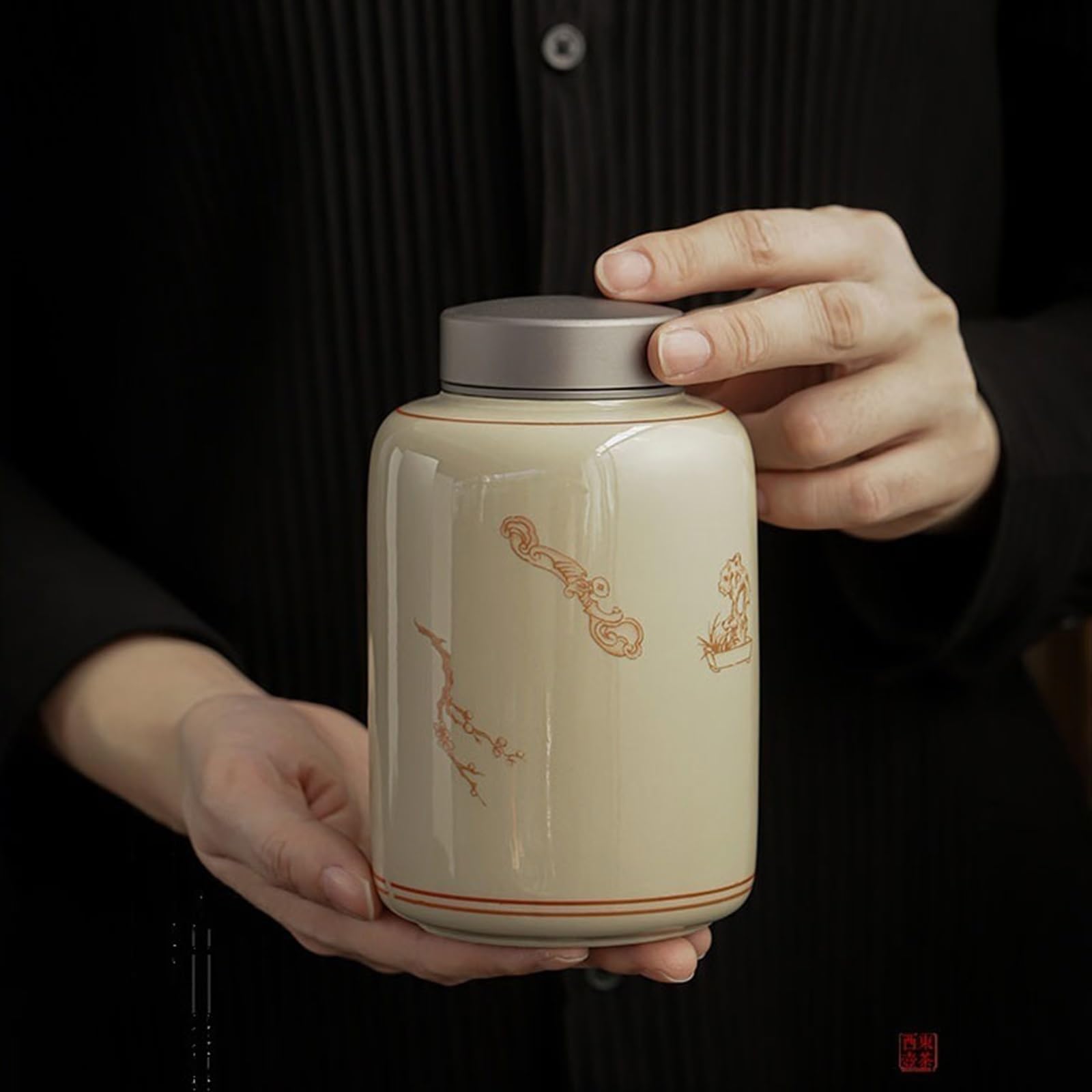 Kanister für Tee, Kaffee und Zucker Multifunktionale, versiegelte Dosen for lose Teeblätter