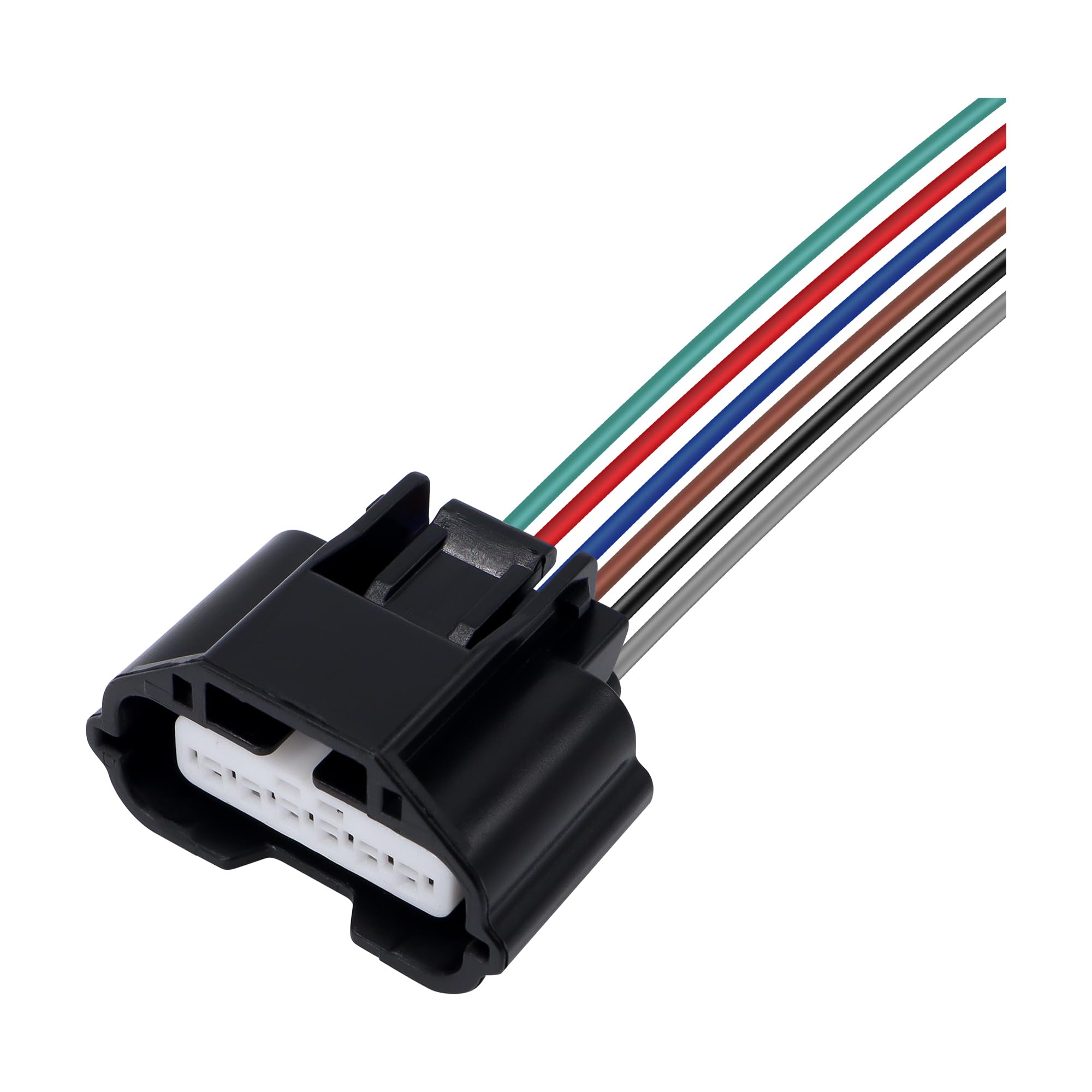HiSport 74-50036 Mass Air Flow MAF Sensor Connector Compatible with Nissan 350Z 2003-2008, NV1500 2012-2014, Infiniti EX35 EX37 FX35 FX37 FX45 FX50 G25 G35 G37 JX35 QX50 QX56, Suzuki Equator 2009-2012
