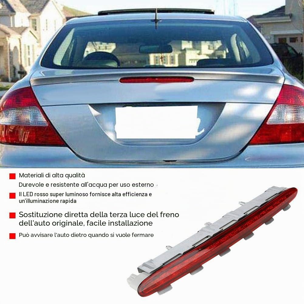 Luce di coda del freno, Faro Fanale Posteriore Terzo Stop, ABS LED Terza luce di stop del freno Lampada di coda Spia rossa del freno per CLK W209 C209