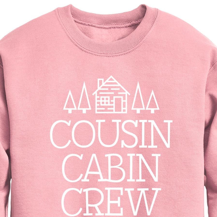 Instant Message - Cousin Cabin Crew - Vacation - Toddler & Youth Crewneck Fleece Sweatshirt2