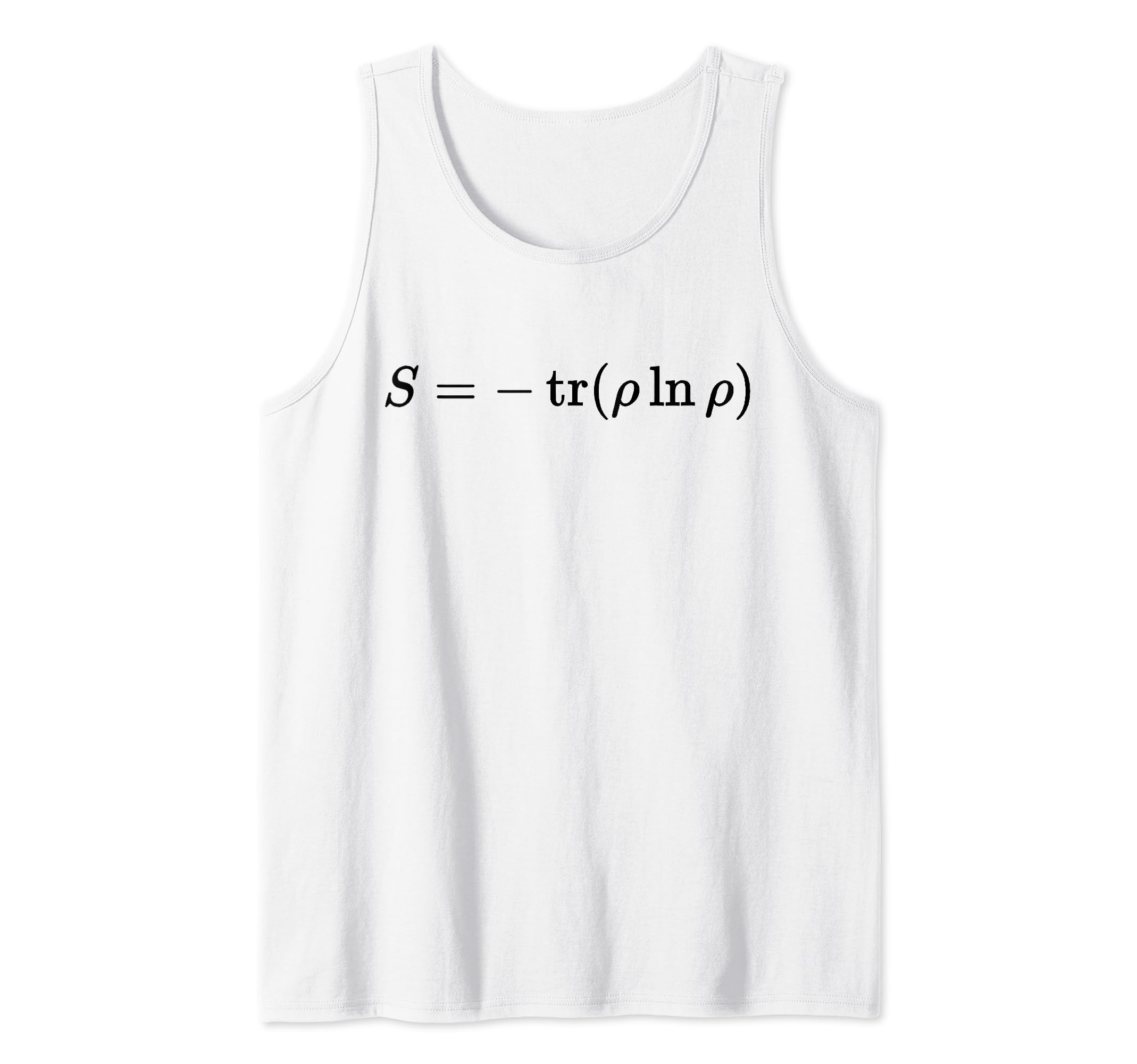 Von Neumann Entropy, quantum information and physics Tank Top
