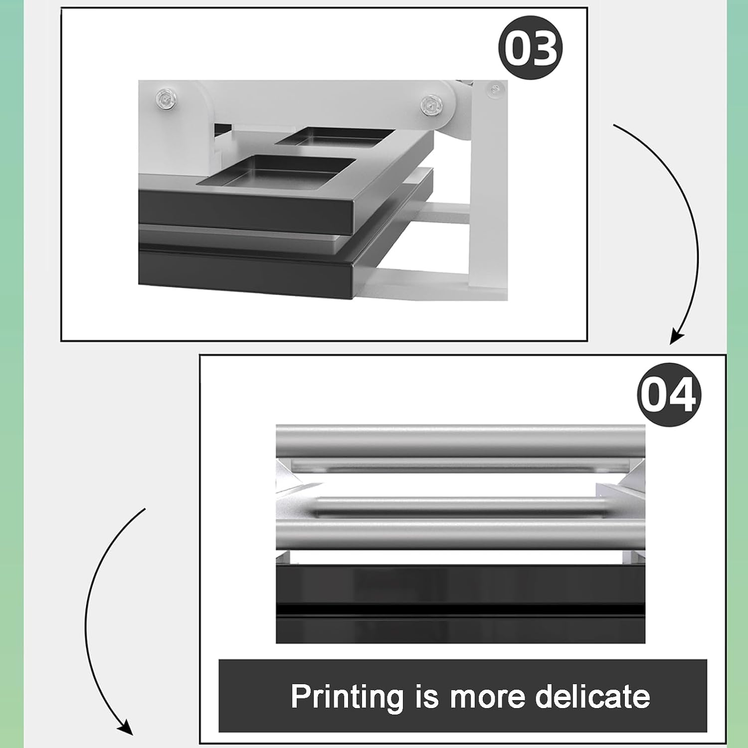 Prensa plana manual para grabado en linóleo y aguafuerte en formato A4, altura ajustable, compatible con tarjetas y sellos, placa de 35 x 24 cm. Prensa versátil para grabado en linóleo y madera.