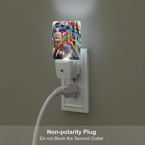 Miniatura 5 de Luces de noche LED aztecas indias nativas americanas del suroeste, luces de pared, adecuadas para cocinas del hogar, pasillos y dormitorios.