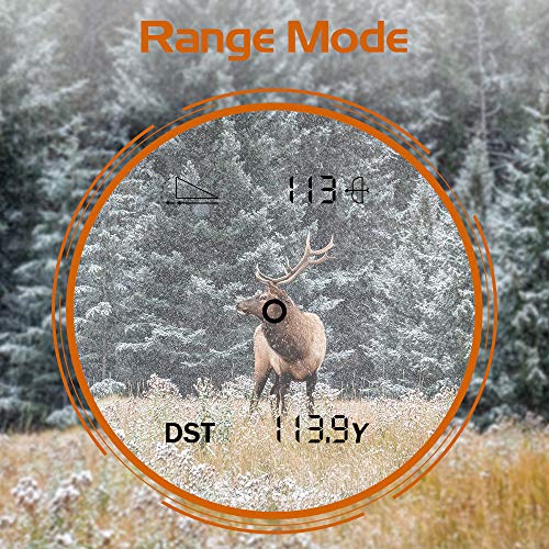 BOBLOV Hunting Rangefinder 600 Yards Range Finders 6X Magnification with Slope Angle Measurement for Hunting Shooting Archery Bow Lifetime Battery Replacement - Thumbnail 3