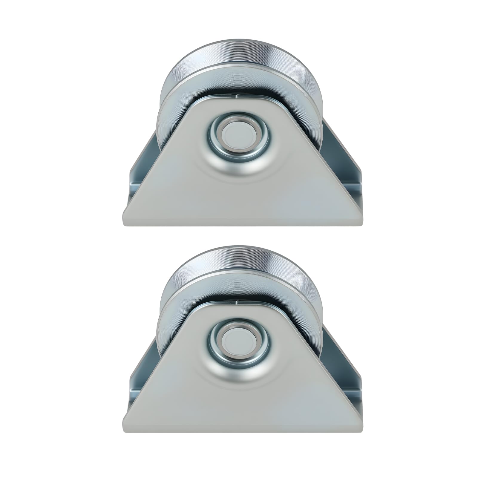Sg Store 2Pcs 58Mm V-Type Groove Wheel Sliding Gate Roller Suitable For Shower Pulleys Cabinets Garages Windows