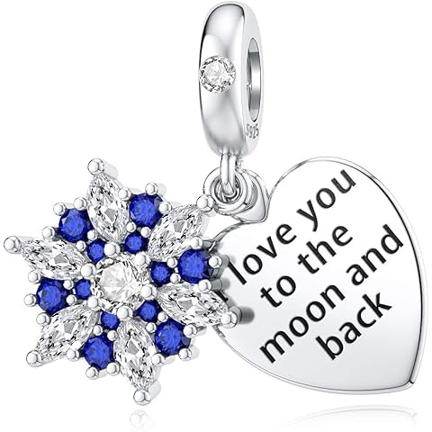 JIAYIQI Christmas Charm Fit Charms Bracelets 925 Sterling Silver Bead Charms Christmas Jewelry for Women