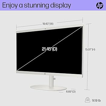 ◇HP◇All-in-One22-c0xx◇一体型◇8GB◇Windows11◇ HP 27 inch All-in-One Computer, 13th Gen Intel Core i7, 12GB