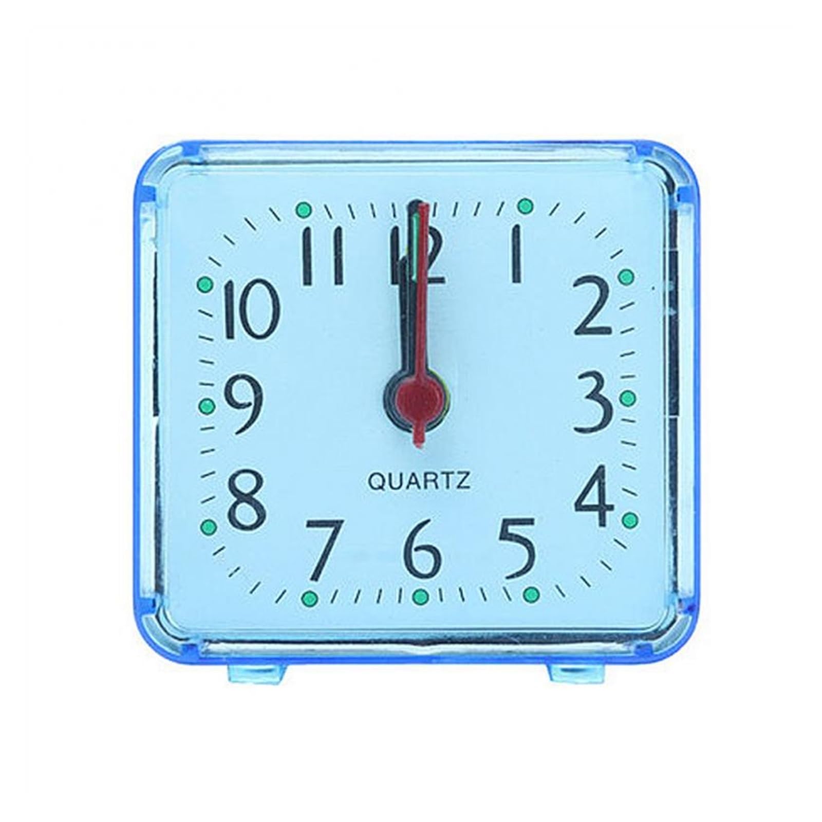J9V4G6S3B5 Desk Clock Digital Alarm Clock Bedside Small Silent No Tick Quartz Battery Operated Wake Up Clocks Home Table Desk Decoration analogue alarm clock(Blue)