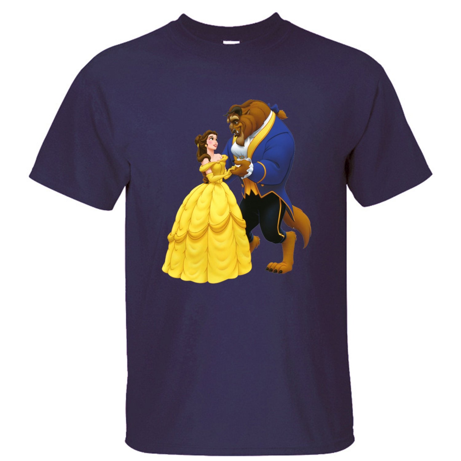 Beauty And the Beast Men Casual T Shirt