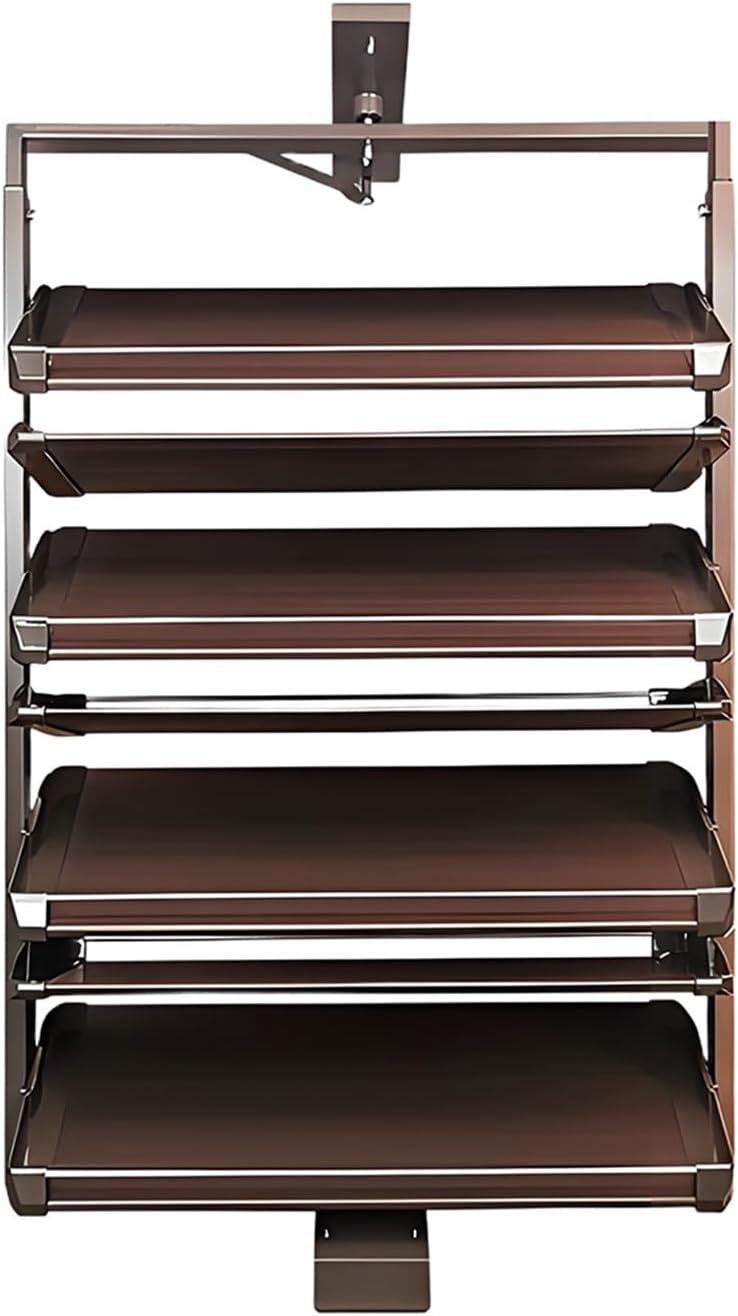 Shoe Storage Cabinet Cabinets Hallway Slim Cupboard Cupboards Hallways Slimline，Shoe Rack 360°Rotating Pull-Out,Height-Adjustable Shoe Cabinet,Vertical Shelf Organizer,for Wardrobe Cloakroom