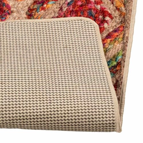 Tapis de couloir 100x450 cm polyester PVC antidérapant doux lavable Marsa - 5