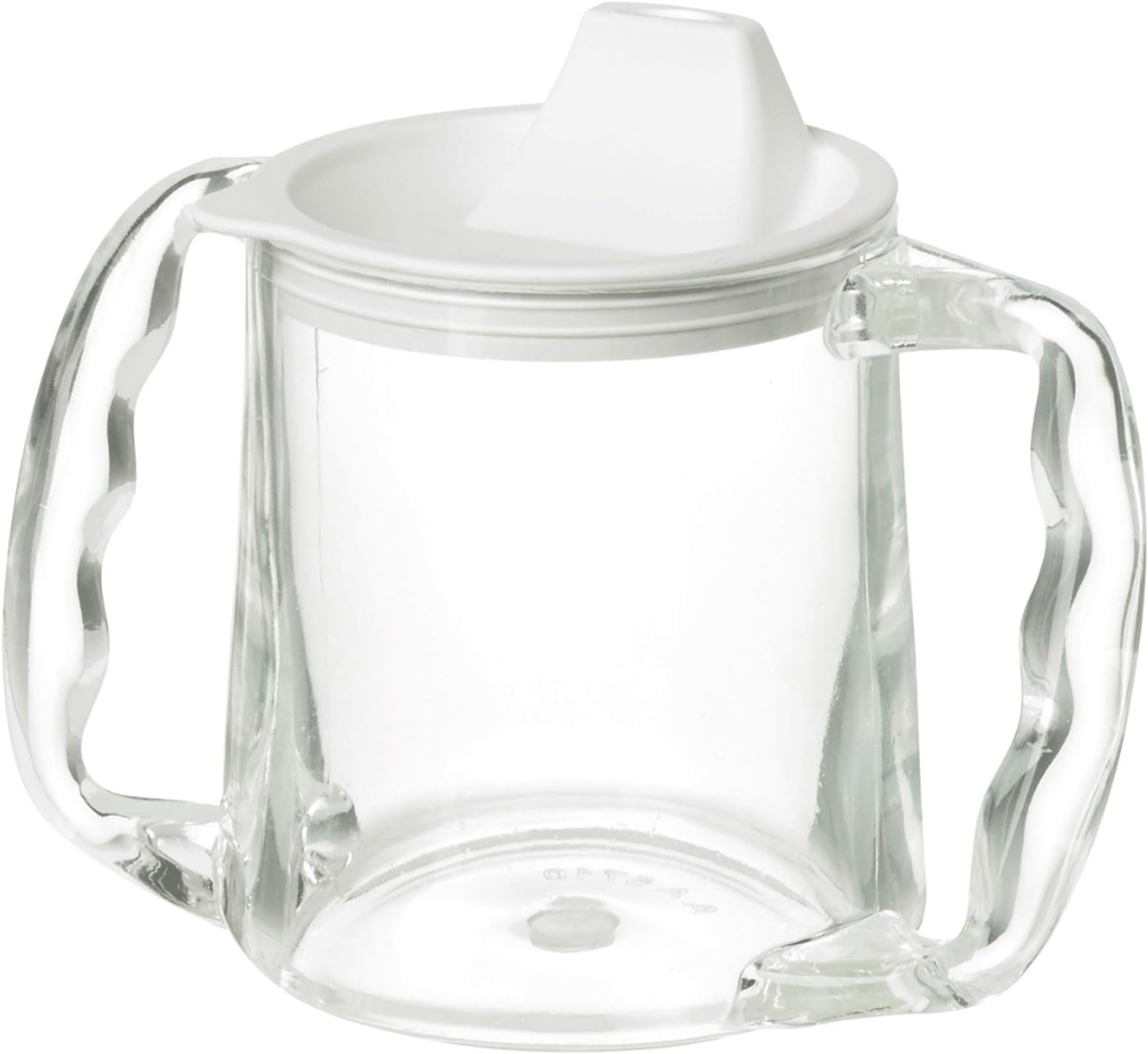 Homecraft Caring Mug, Two Handle Easy Grip Mug, Spill Resistant Portable Travel Mug with Spout Opening for Children, Elderly and Disabled Users, Large Spout, 300ml