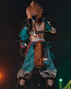 Amazon.co.jp: [神併良品] 原神 ゴロー コスプレ衣装 五郎 ウィッグ
