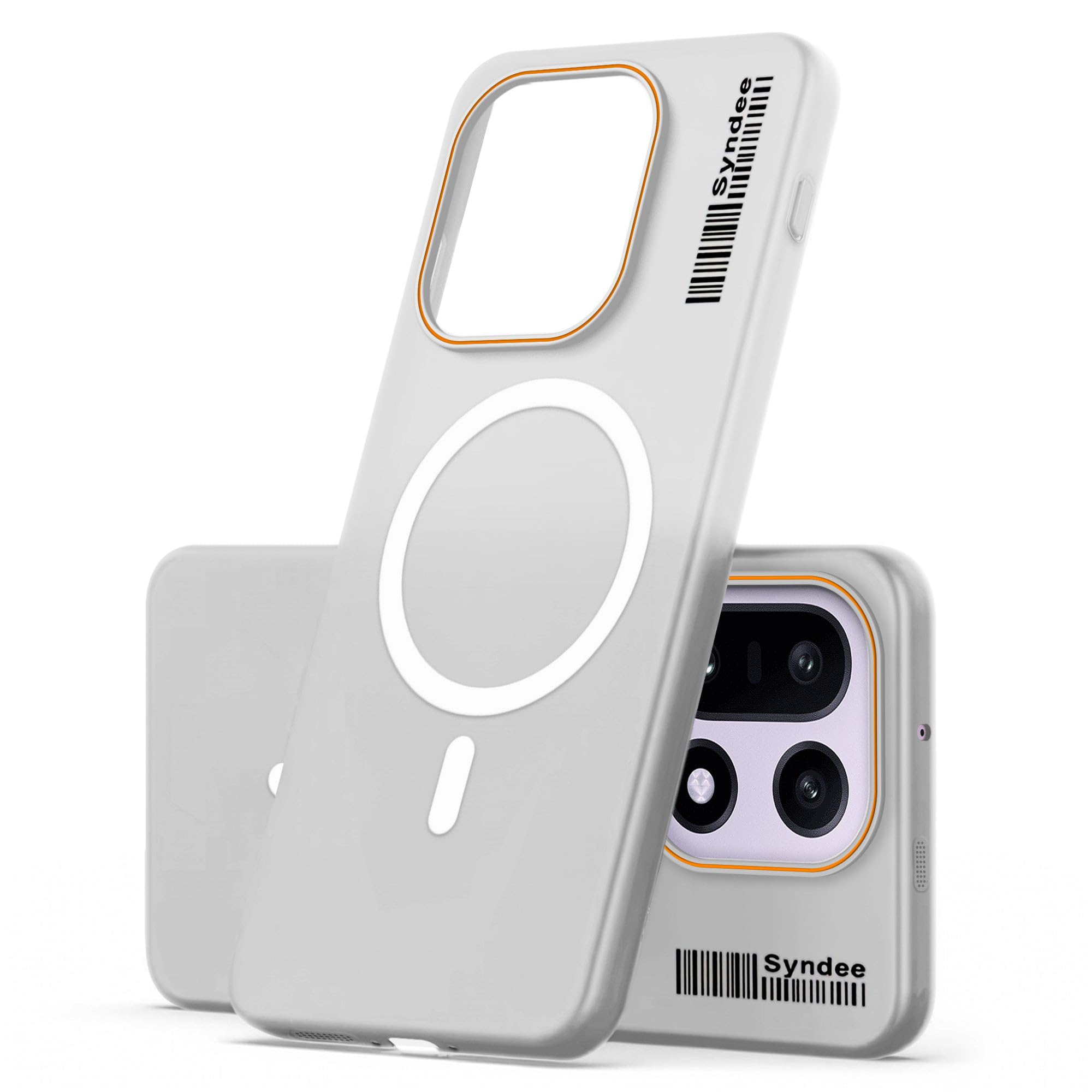 DL3 Mobilak Case Back Cover for OnePlus 15 5G, Sleek Frosted Translucent Back Only Compatible with Wireless Magnetic Accessories | Anti-Scratch Shockproof Phone Case