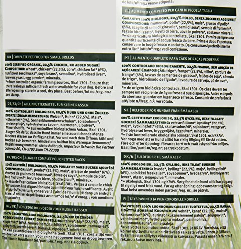 Yarrah Bio Hundefutter, Huhn, kleine Rassen, 2 kg