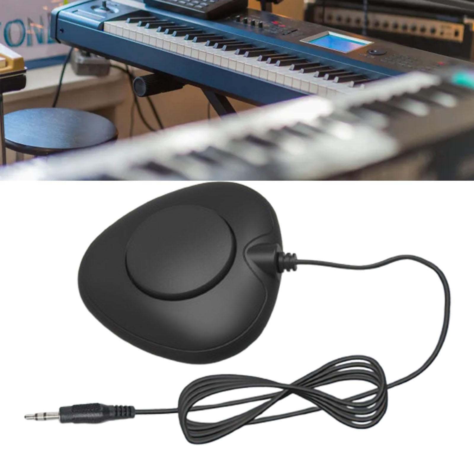 5 set di Sustain Pedal Quiet Single Pedal Keyboard per pianoforte digitale organo elettronico 6,5 mm