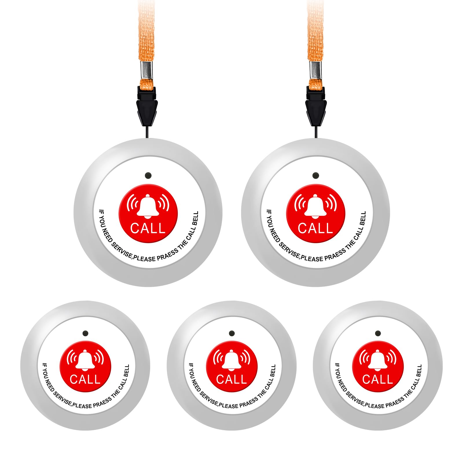 Nurse Call System Button, 5 Alert Emergency Call Buttons