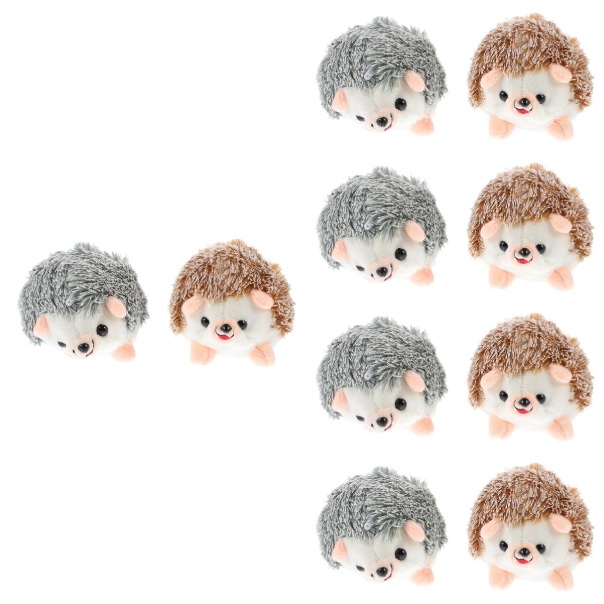 EXCEART 10piezas Cojín Para Alfileres Forma De Erizo De Soporte De Agujas De Decoración Adorable Para Costura y Manualidades