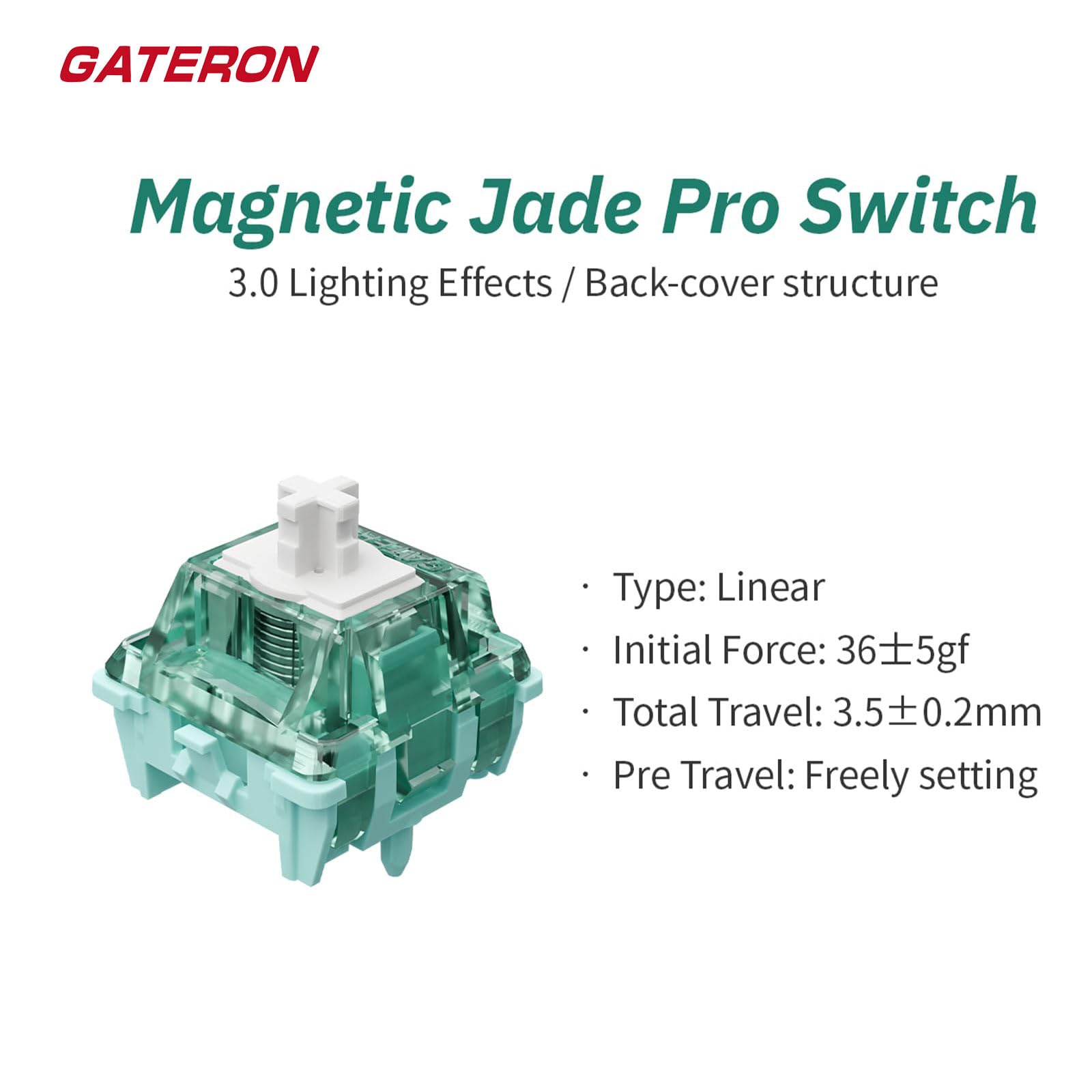 Amazon.com: GATERON Magnetic Jade Pro Factory Pre lubed Freely