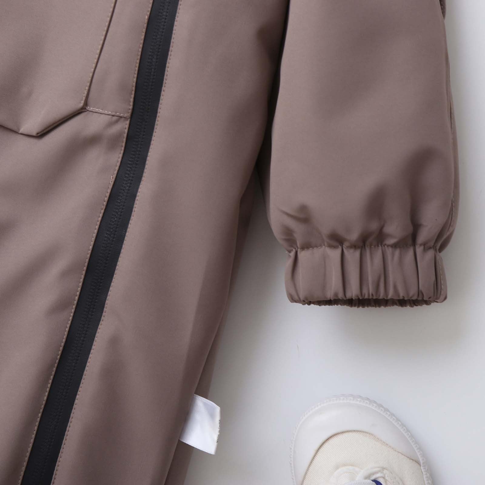 Mono con Capucha y Forro Polar para niño pequeño Abrigo cálido e Ideal para Invierno Ropa Exterior cómoda y para bebés y niños