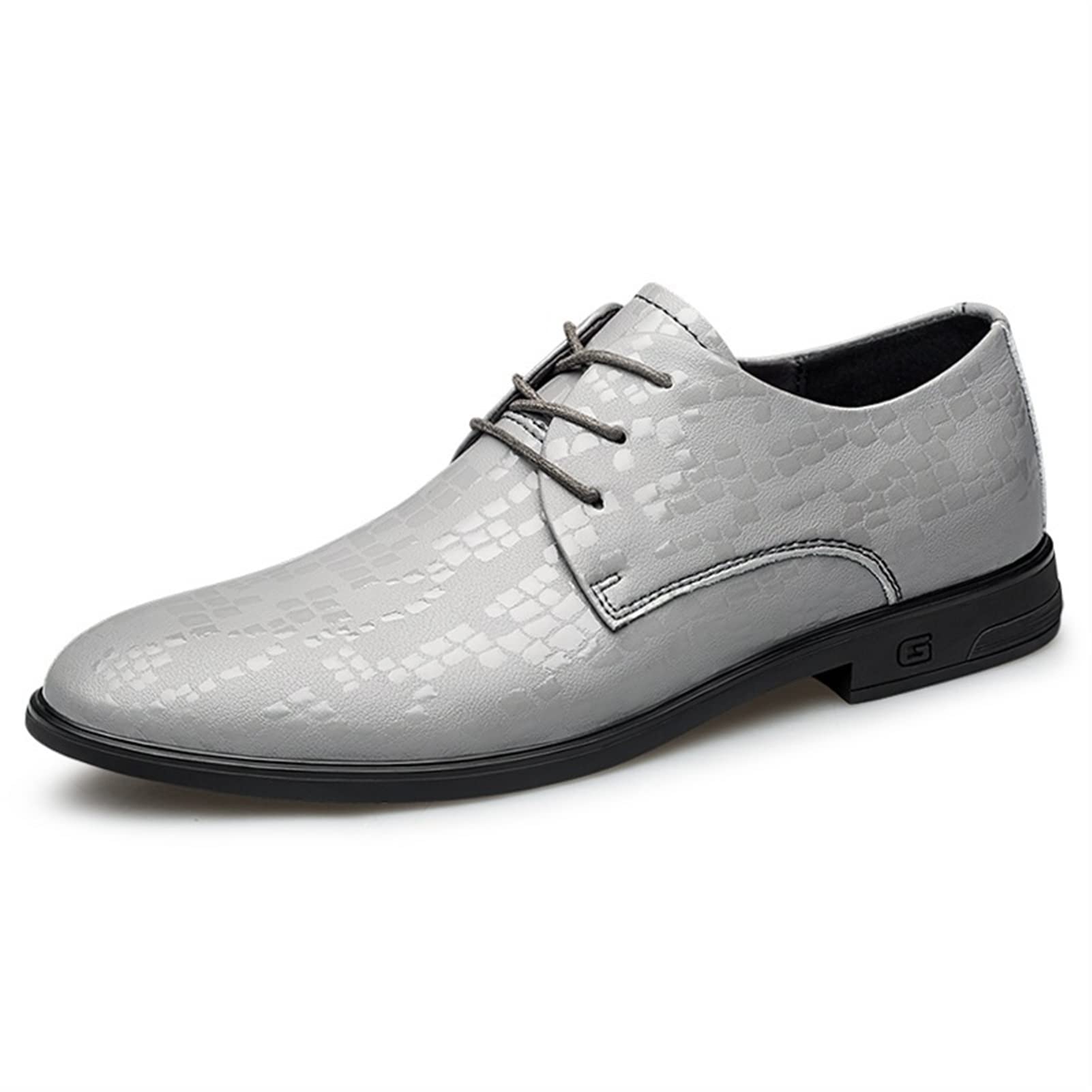 Kleid Oxford for Männer schnüren Florale runde Zehen Derby Schuhe Faux Leder Low Slip Resistant Block Heel Geschäft Geeignet für viele Gelegenheiten.