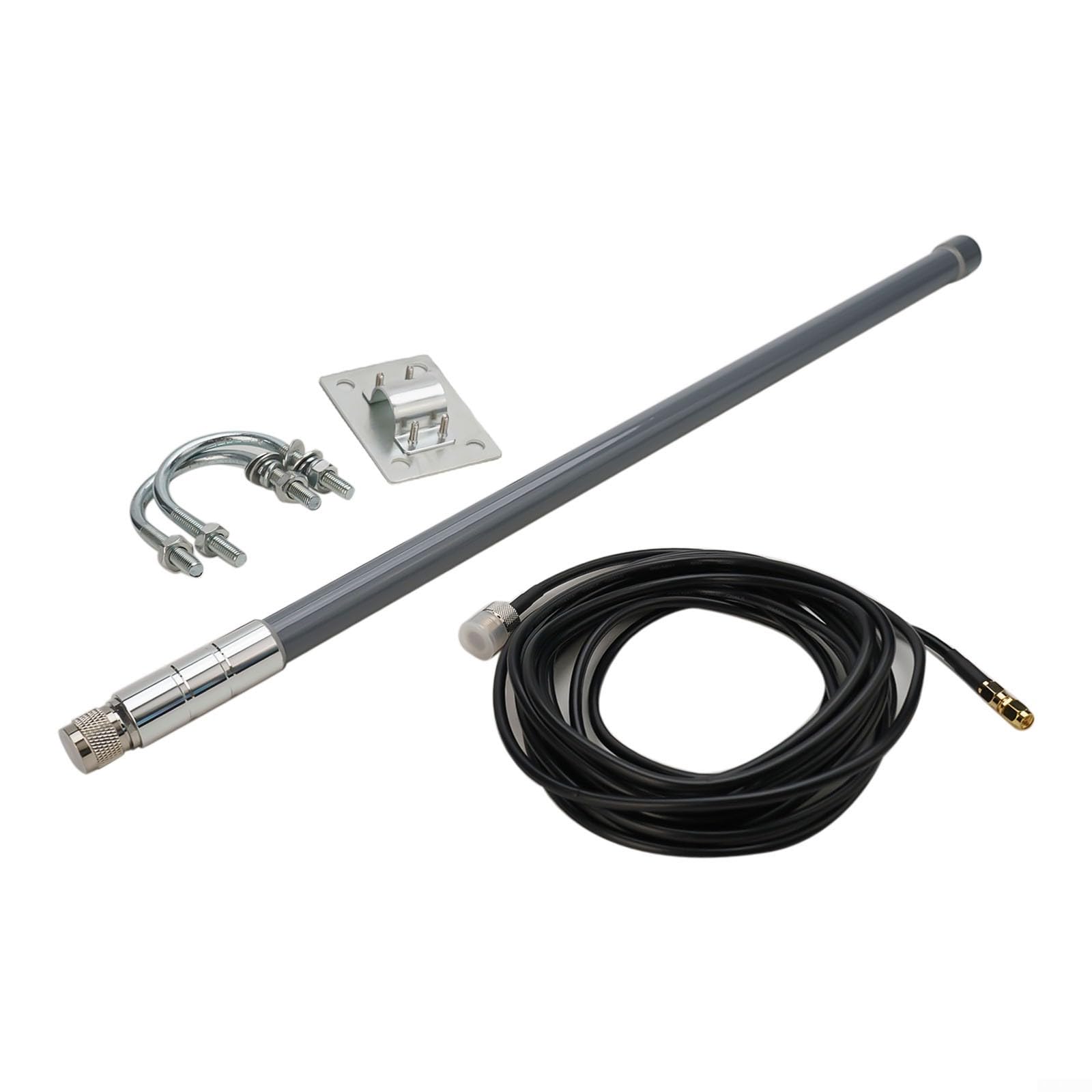 Lorawan 860-930 MHz, antenna esterna ad alto guadagno, in fibra di vetro, 55 cm, cavo N-maschio per Bobcat per nebra per RAK Miner, miglioramento del segnale (kit antenna)