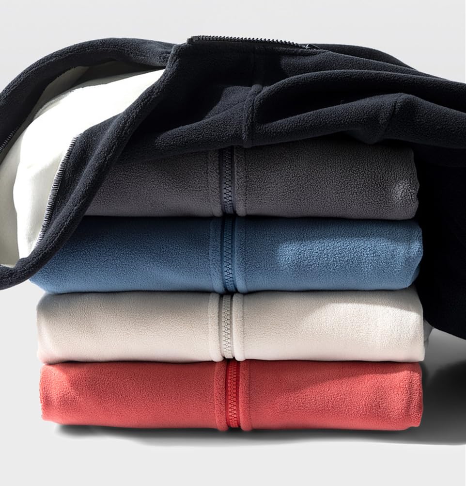 Męskie dresy z kapturem Bluza z długim rękawem Zipper Spodnie sportowe do biegania Polarowe ciepłe dresy