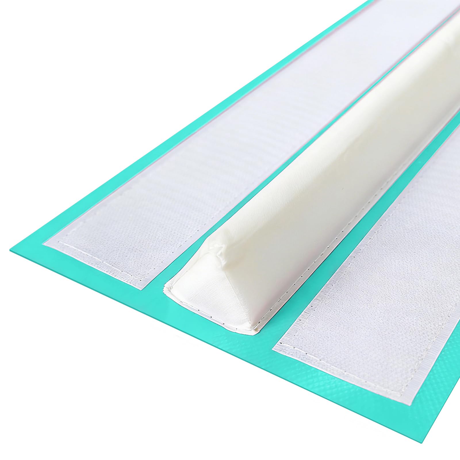 FARYODI Air Track Verbindungsband 100 x 80 cm, Wiederverschließbare Connector Tape für Aufblasbare Tumbling Gymnastik, Yoga, Camping Trainingsmatten