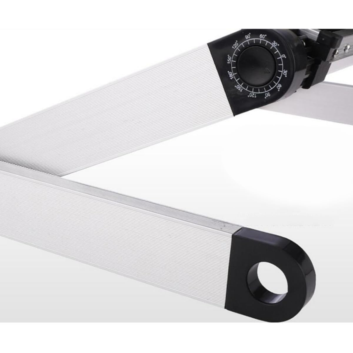 Supporto Per Laptop Regolabile in Alluminio Supporto Per Tablet Base Robusta Bordi Arrotondati Ergonomica Per Uso Da Scrivania