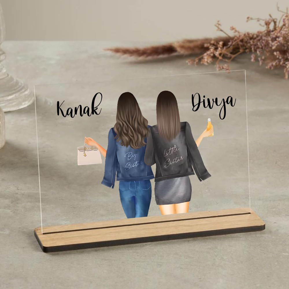 WEHATKE Customized Acrylic Plaque For Bestie | Gift For Best Friend | Gift For Besties | Name Gift For Best Friend (Design 8) (B0CF1QHTLD) Amazon Price History, Amazon Price Tracker
