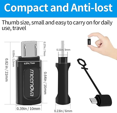 [Paquete de 2] Convertidor de carga USB C hembra a iOS 15 macho y convertidor de carga USB C hembra a iOS 15 macho