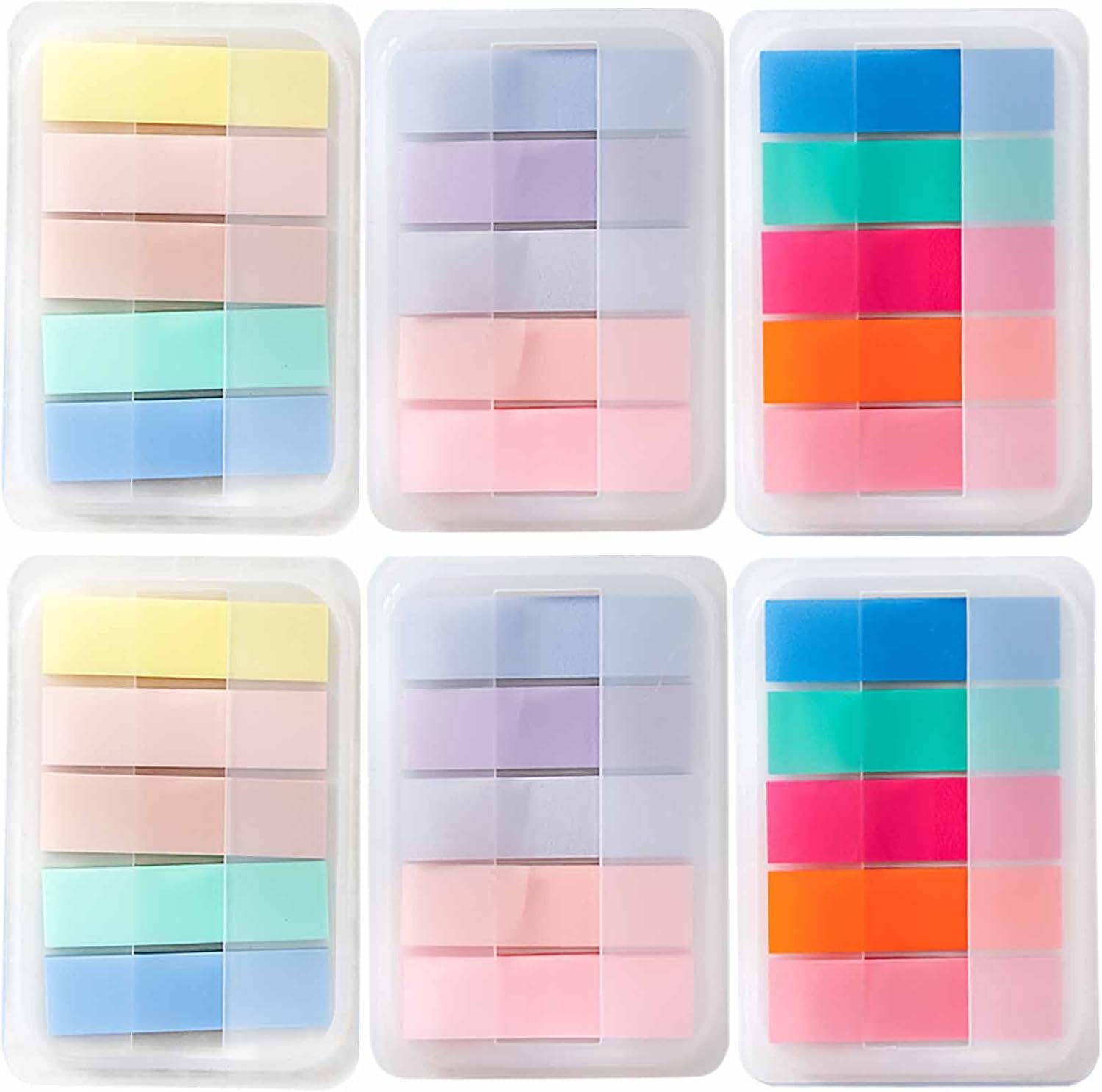 600 Pcs Post It Notes Tabs, Page Markers Tabs, Sticky Index Tabs, Post