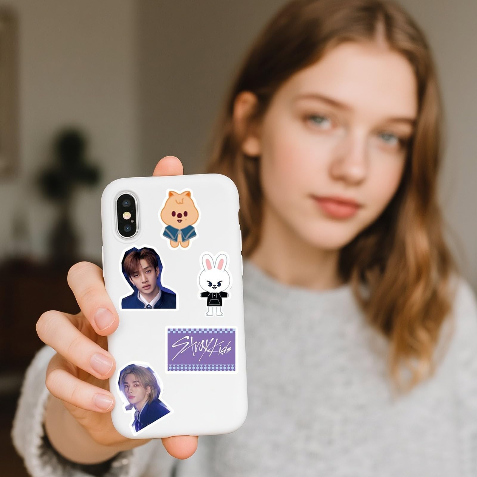 S-K Stickers BangChan Lee Know Changbin Hyunjin Han Felix Seungmin I.N Stickers for Fans, C01, 94PC - Image 3