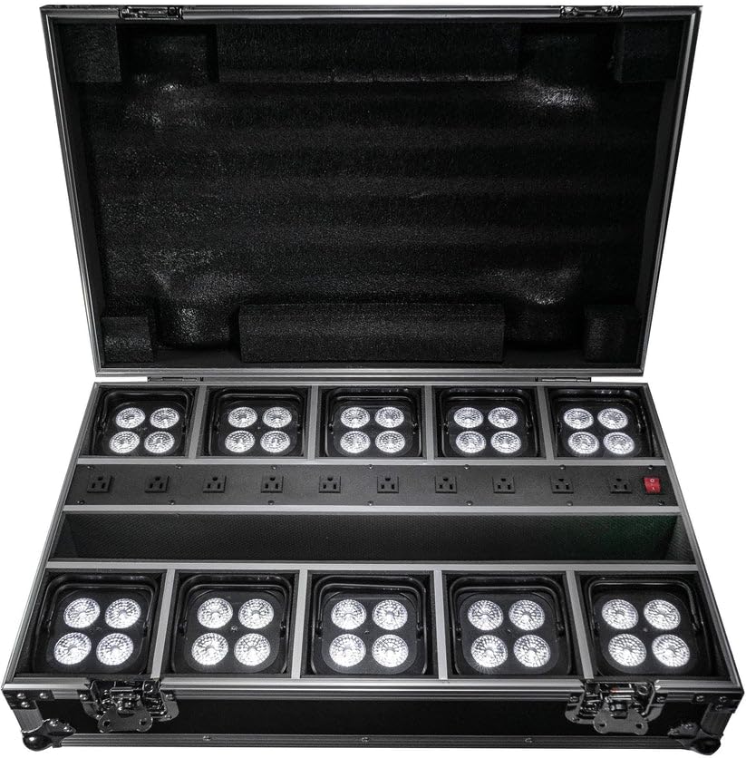 JMAZ Charging Road Case for MADpar Series HEX4S and 6XS