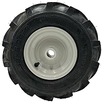 Vista 2 de LMTS Neumático y llanta de tractor 13x5.00-6 con cubo de 1 pulgada - Rueda de repuesto Troy-Bilt Tiller
