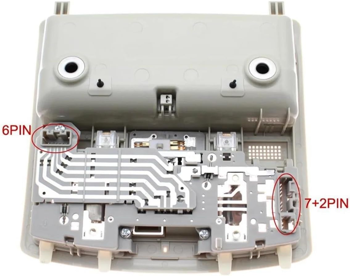 Car Reading Switch Glasses Case Overhead Light with Sun Roof Switch Roof Control Light Switch, for Mazda 6 GH 2007-2012 CX9 2010-2015Roof Reading Light