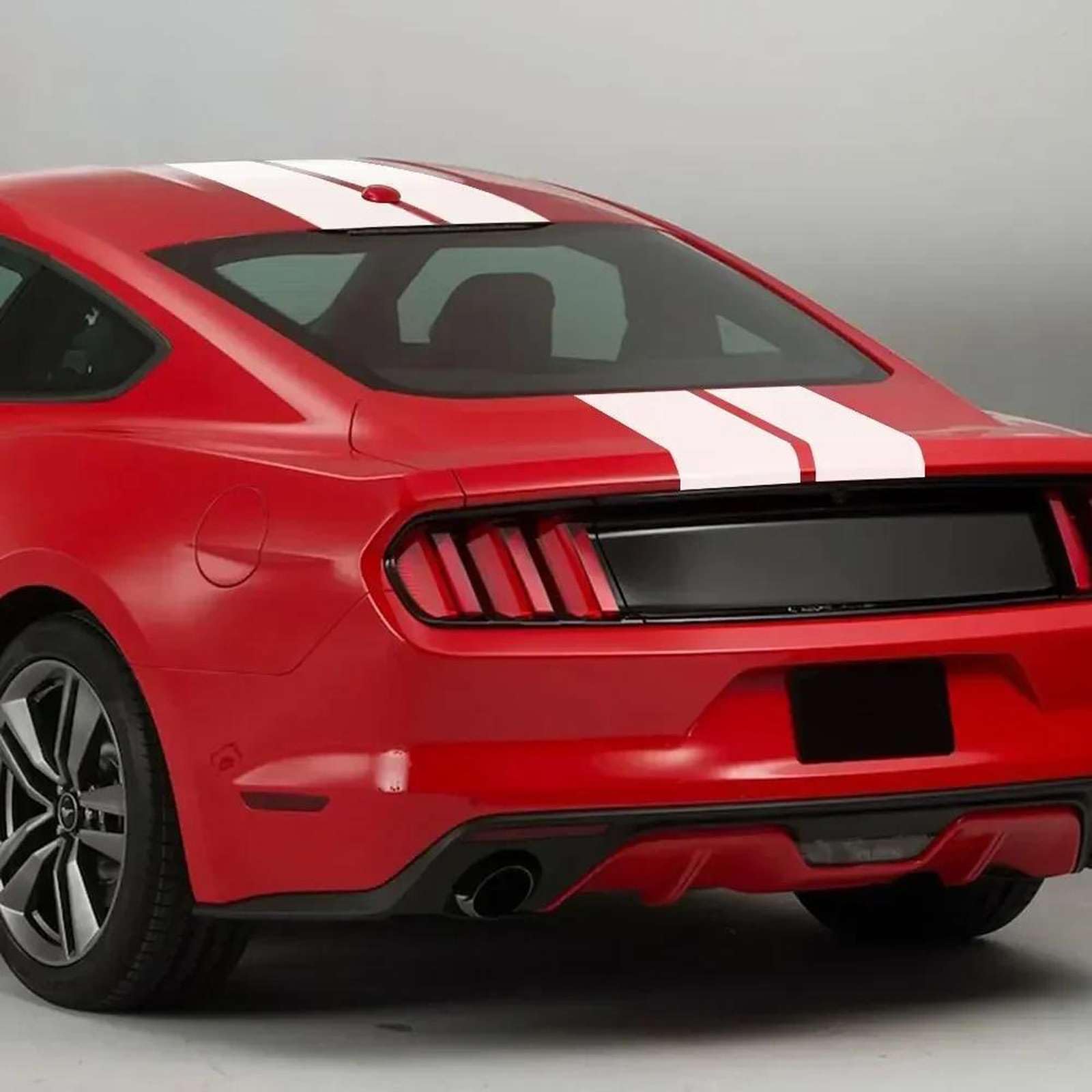3Pcs Naklejki samochodowe Auto Maska Dekoracja dachu tyłowego Paski z naklejkami Zestaw Winylowy Tuning Cover, dopasowane do Forda Mustanga GT500 GT350 GT