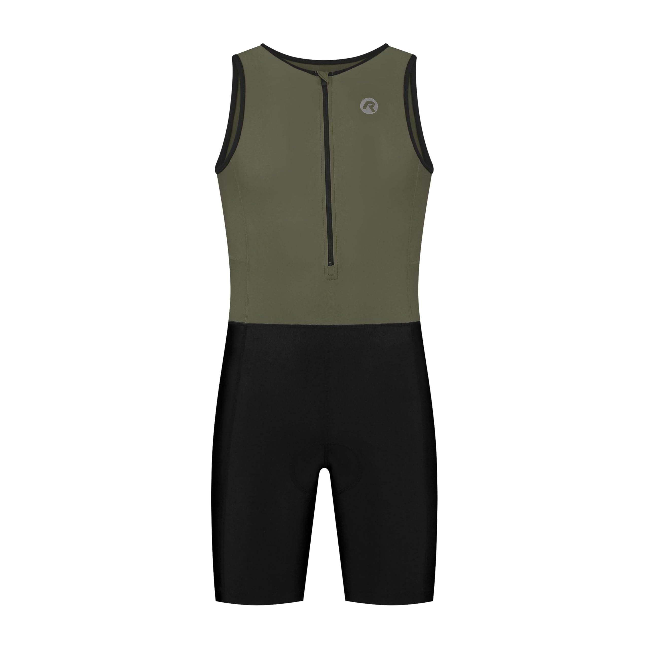 Rogelli Triathlonanzug ärmellos Trisuit mit Rückentaschen